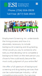 Mobile Screenshot of employmentscreeninginc.com